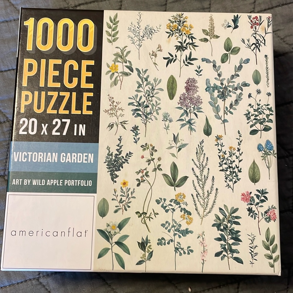 1000 piece jigsaw puzzle Victorian Garden Perfect condition All pieces guarantee